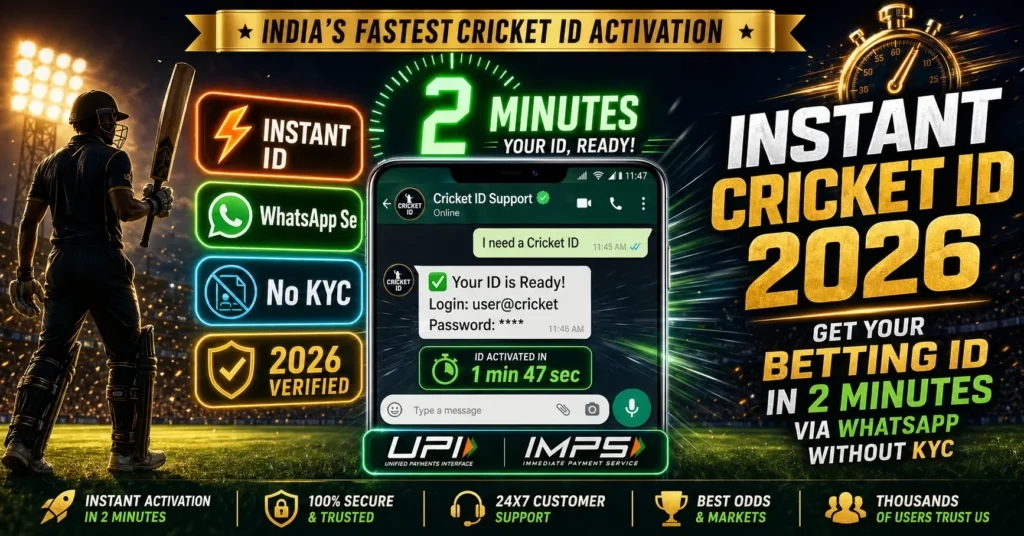instant cricket id