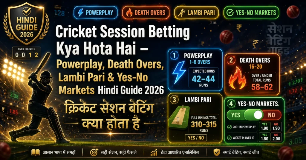 cricket session betting kya